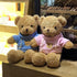 YUKOUQIAN 11.8" Teddy Bear Stuffed Animal Cute Plush Doll SoftToy Gift for Girls Boys Birthdays Christmas Children's