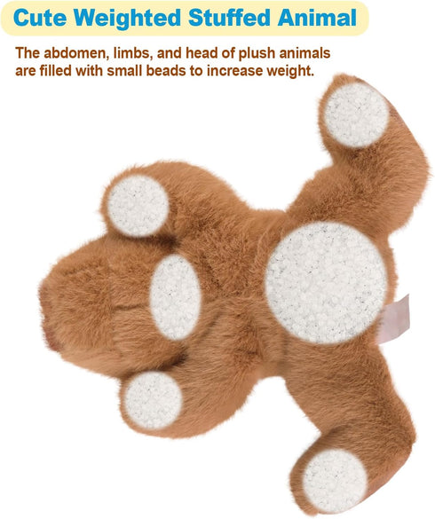 7.8 inch Ditucu Cute Palm-Sized Capybara Stuffed Animal Soft Capibara Plush Doll Small Plushies Toys Gifts for Kids