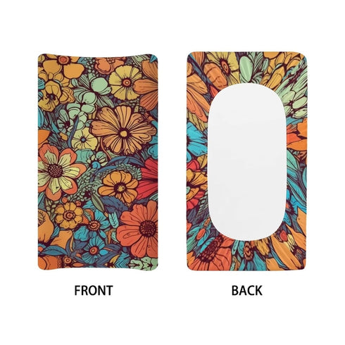 Boho Baby Changing Pad Cover Hippie Toddler Changing Table Covers Flower Baby Diaper Changing Table Pads Sheets Mat