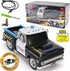 Liberty Imports RC Remote Control Police Pickup Truck Toy Vehicle with Lights and Sirens, 1:16 Rechargeable Cop Car