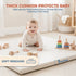 50x50x1 Tummy Motherly Haven Thick Baby Play Mat Rollable Foam Floor Mat for Babies, Time, Crawling & Safe Indoor Play