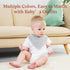 10-Pack Soft Absorbent Baby Bandana Bibs - for Teething & Feeding