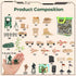 3 120PCS Set, Playset 3+ otters Army Men Military Military Soldier Army Men Action Figures, with Vehicles Aircrafts