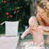 2Pcs Wet Dry Bags for Baby Cloth Diapers, Waterproof Washable Reusable with Two Zipper Pockets for Travel, Gym, Beach