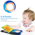 Soft Baby Books by beiens, High Contrast NonToxic Fabric Touch and Feel Crinkle Books for Infants Toddlers