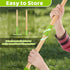 Set: 5-Piece Theefun Kids Garden Tool Safe Toddler Size Hoe, Rake, Shovel, Leaf Rake, Broom Kids Gardening Tools