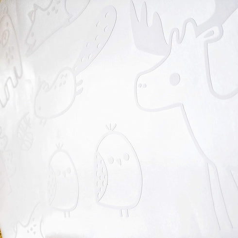 Forest Animal Wall Decals - Peel and Stick for Kids, 36 pcs Adhesive Vinyl Stickers Decor