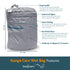 3D Kanga Care Wet Bag Seam Sealed Waterproof Dimensional for Baby Cloth Diapers, Travel, Beach, Pool, Gym, Swim |