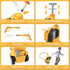 deAO Kids Clean Car Wash Toy,Car Washer with Scraper Sponge Towel,Rag,Toddler Pretend Play Tools Role Playing Toy