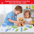 Set 3 4 5 6 Meland Toy Doctor Kit for Kids - Pretend Play Doctor with Dog Toy, Carrying Bag, Stethoscope Toy & Dress Up
