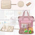 S1 S2 LUXJA Breast Pump Bag Compatible with Spectra and (with a Waterproof Mat), Pumping Bag for Breast Pump and Extra
