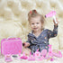 Set 3 4 5 6 7 GAGAKU Wooden Makeup Toy Pretend Wood Beauty Hair Salon Toys for Toddler Wooden Makeup Kit for Girls