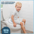 Todays Kids Toddler Potty Training Seat - Toddler Toilet Seat Attachment for Boys & Girls w/Splash Guard Non-Slip Grip