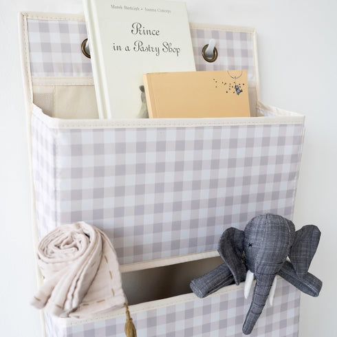 3 4 2 Sprouts Over the Door Organizer -Hanging Baby Organizers & Storage with Large Pockets & Hooks for Baby Clothes