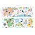 DECOWALL SG2-1615S Animal World Map Kids Wall Decals, Peel and Stick Removable Stickers for Nursery and Bedroom