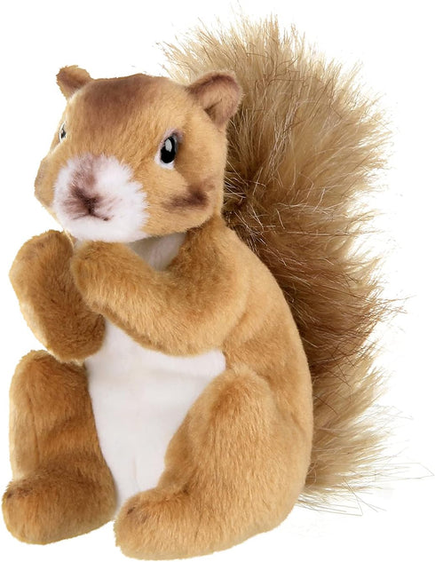 Bearington Collection Copper Plush Squirrel Stuffed Animal, 7 Inch
