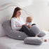 TELER 2-in-1 55 inch Pregnancy Pillows, Pregnancy Pillow U-Shaped Full Body, Pregnancy Gifts Maternity Pillow Support