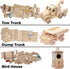 Kraftic Woodworking Building Kit for Kids and Adults, 3 Educational DIY Projects - Tow Truck, Birdhouse, Dump Truck