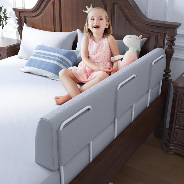 FigTime Bed Bumper for Toddlers, Foam Bed Rail for Toddlers, Toddler Bed Rail