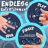 Pack 5Pcs,Fidget Yrissmiss Fidget Toys Adults Spinner with Magnetic Rings Gyro,Fidget Controller Autism Sensory