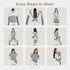 Comfy Cubs Baby Wrap Carrier - Soft & Secure Fit Cotton Blend Baby Carrier Newborn to Toddler - Hands-Free