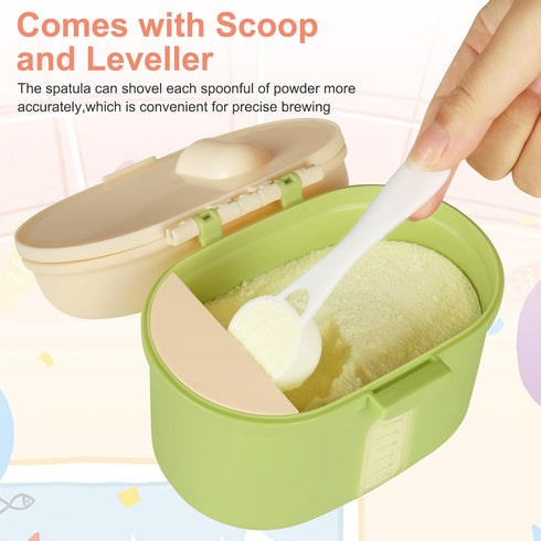 Accmor 8.5oz/240g Baby Formula Dispense On The Go, Portable Milk Powder Formula Dispenser with Scoop,Formula Containers