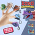 6 Pack 3-7, DINOBROS Dinosaur Surprise Egg Toys Dino Eggs with Pull Back Cars and Chomping Action Dinosaur Figures