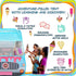 25.6" 55" 29.5" LimitlessFunN Ice Cream Truck Pop Up Kids Play Tent | Includes Carrying Case |, Children Indoor
