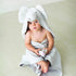 100% 31" Stephan Baby Hooded Towel - Cotton with Fun Animal Design for Infants and Toddlers, Square, Elephant Pink