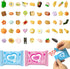 50 Pack Mini Food Blind Bags for Kids - Small Dollhouse Accessories