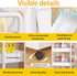 Baby Diaper Cart with Wheels and Handle, 3 Tier Rolling Cart Organizer for Storage Baby Clothes, Wipes, Bibs