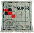 3 in 1 Giant Checkers Set and Tic Tac Toe Game with Reversible Rug, Indoor and Outdoor Family Board Game