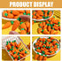 Abaodam 50 Pcs Mini Carrot Erasers Miniature Vegetables for Kids Easter Party Favors