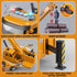 TAKGUD 13.5" Crane Toy for Boys, Large Crane Truck with Lights and Sounds, Open-able Doors, Friction Powered