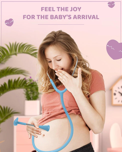 24 Skywin Fetal Heartbeat Monitor, Plastic Fetoscope Heart Beat Monitors for Pregnancy Detection - Weeks, Home Baby