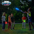 PICK A TOY Light Up Ninja Flyers Set, 3 LED Electronic Stars, Heavy Duty Rubber Discs for Kids Tossing Games