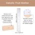 Growth Chart for Wall | Kids Height Chart Canvas Ruler with Wooden Storage Box | Waterproof Measuring Chart | Nursery