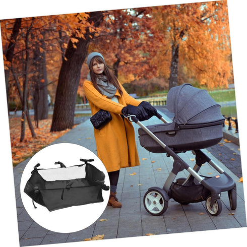 Stroller Bottom Storage Bag Pushchair Bottom Basket Stroller Storage Bag Stroller Bottom Basket Wagon Accessories Nappy Storage Pouch Truck Oxford Cloth Diaper Baby