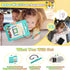 2-in-1 Double-Sided Magnetic Drawing Board for Kids & Toddlers Magnet Doodle Board with Beads, Magnetic Dot Art Toys
