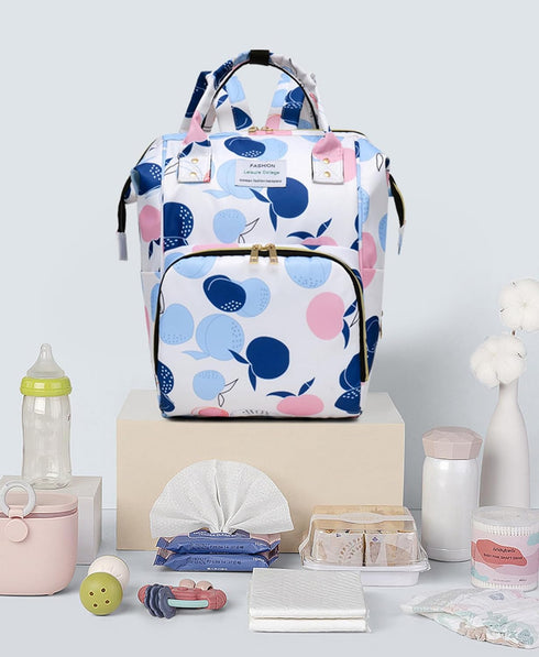 Ybberik Backpack 24L Diaper Bag for Moms with Insulated Pockets, Stroller Straps, Large Capacity, Lightweight Baby Bag