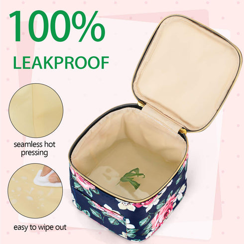 Teamoy Breastmilk Cooler - Bottle Bag for 4 Large 5 Oz Bottles, Perfect for Working Moms, Peony