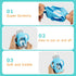 9oz,Anti 3 Pack Silicone Sleeves with Handles for Mam Glass Baby Bottles Breakage Baby Bottle Holder with Handles