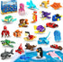 HOGOKIDS 24 Pack Party Favors for Kids Building Set, 629PCS Marine Animals Building Blocks Toy for Goodie Bag Stuffers