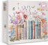 Larkipuzz Colorful Books Wildflower Pages Puzzles for Adults 1000 Pieces, Beautiful Literary Blossoms
