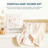 34 44 GRSSDER Super Soft Jersey Knit Swaddle Blanket for Baby Girls, Double Layer Reversible Receiving Blanket x Extra