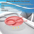 Lyreh 9pcs Transparent Suction Stickers for Stokke Tripp Trapp Tray, Round & Rectangle Strong Suction Fixer Adhesive