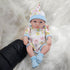 Reborn Baby Boy Doll, 10 Inch Anatomically Correct Realistic Silicone Vinyl Baby Doll Gift Set for Kids 3+