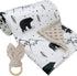 Baby Blankets for Boys Girls - Soft Minky Blanket for Newborn Infant Toddler, Crib Stroller Nursery (Bear)
