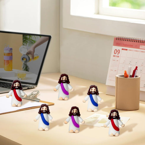 Mini Jesus Figurine Set - 30pcs Action Figures, Tiny Jesus Figures for Hide and Seek Religious Gifts for Easter