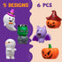 JOYIN 6 Pcs Halloween Light-Up Bath Toys - Flashing LED Light Floating Bathtub Toys for Baby Toddler Water Games